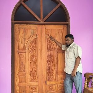 Double part main door