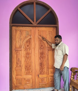 Double part main door